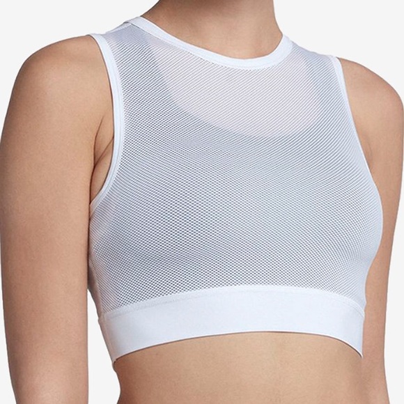 Nike Nwt Dry Fit Mesh Crop Tank 